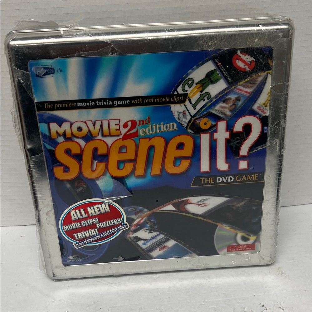 Scene It? Movie 2nd Edition DVD Game - Blue and Red